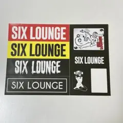 ハルカミライ SIX LOUNGE他ステッカー ハルカミライ SIX LOUNGE他ステッカー ハルカミライ SIX LOUNGE