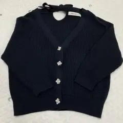MISCHMASCH ミッシュマッシュ ニット カーディガン ビジュー　38