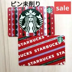 sale！ピン未削り　スタバカードカード　人魚サイレンロゴ　ホリデー限定デザイン