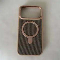 iPhone 17 pro maxマグネット対応 ゴールドハードケース