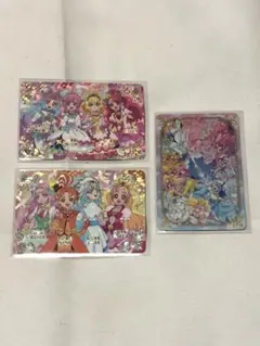 プリキュアオールスターズF キラキラカードグミ ホロレア2種含む3枚セット