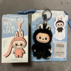 PINFORLOVE ラブブぬいぐるみキーホルダー