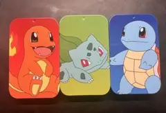 MeineRollen プチ缶ケース　ポケモン　ヒトカゲ、フシギダネ、ゼニガメ