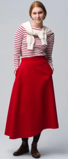 エブール　ebure ロンハーマン プリーツスカート　ロングスカート ebure - ❤︎新品❤︎大人気❤︎ebure エブール❤︎ストライプ