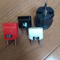 旅行用変換プラグセット SE A C 4個