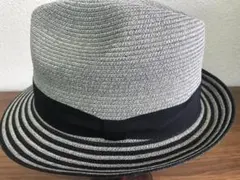軽く丈夫で通気性もよく、清涼感がある夏のお洒落にストライプ フェドーラハット