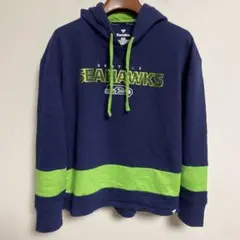 SEATTLE SEAHAWKS フード付き裏起毛パーカートレーナー M