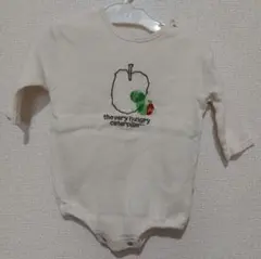 はらぺこあおむし 長袖ロンパース 80cm