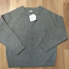 新品未使用　グレーニット