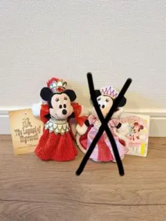 ミニーマウス ぬいぐるみストラップ