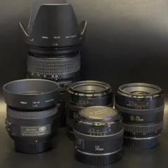 Nikon Canonジャンクレンズ5本まとめ売りのサムネイル