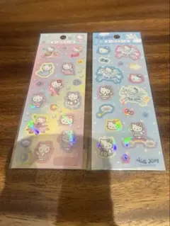 サンリオ ハローキティ オーロラ シール 2枚セット