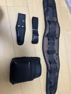 藤井電工 サポーターベルト胴ベルト デンサン腰袋セット - メルカリ