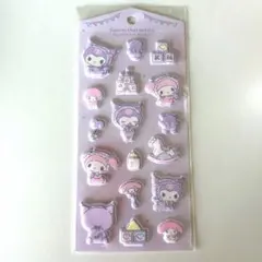 Sanrio サンリオ　マシュマロステッカー　ぷくぷくシール　クロミ　ベビー