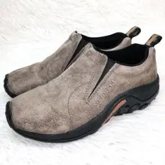 【美品】MERRELL US6 メレル ジャングルモック スリッポン　ブラウン