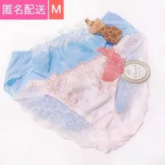Myfloral X-Rated ショーツM ピンク サックス ブルー 青 刺繍のサムネイル