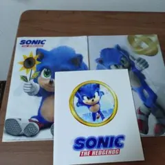SONIC映画パンフレット＆クリアファイル2付きセットTHE HEDGEHOG