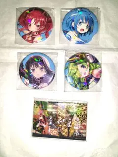 魔法少女育成計画　缶バッジ　セット 缶バッジ「青い魔法少女の自己主張」（全6種）／朗読劇 魔法少女育成