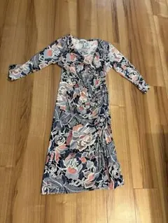 【まとめ買い値引き】EGERIE カシュクールラップワンピース膝丈T2