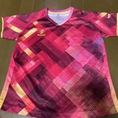 Nittaku 卓球ウェア ピンク Vネック