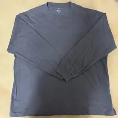 UNIQLO 半袖 エアリズムUVカットT 3XL グレー 灰色ストレッチ