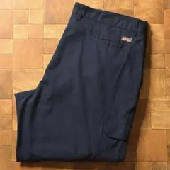 ディッキーズ　ワーク カーゴパンツ　ダークネイビー　W40　ビッグサイズ　ワイド