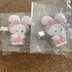 mikko フロッキーヘアクリップ　キャミーB