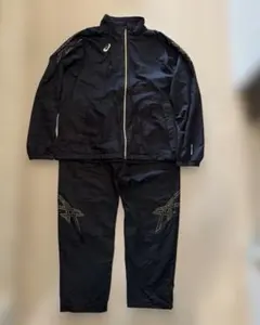 ASICS ジャージ上下セット M ブラック