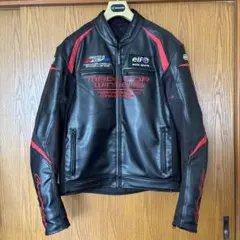 elf エルフ 秋冬 バイクジャケット レザージャケット 4Lのサムネイル