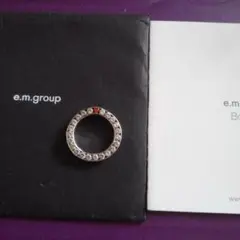 美品 e.m.group X-girl コラボ シルバーリング 5g