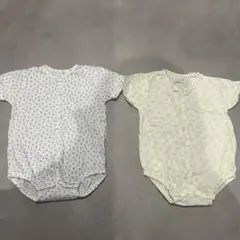アルプスカワムラ 花柄ロンパース 2枚セット70 80