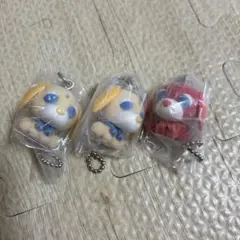 お茶犬 マスコット 3点セット