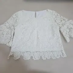 PROPORTION BODYDRESSING 花柄レース ブラウス トップス