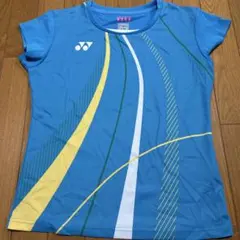 YONEX バドミントンシャツ Lサイズ ライトブルー