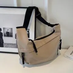 ショルダーバッグ シンプル ベージュ