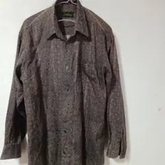 Jack Nicklaus ブラウン長袖シャツ 古着