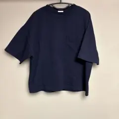 GU 黒半袖Tシャツ ポケット付き
