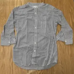 [美品] ナノユニバース 七分袖シャツサイズ48