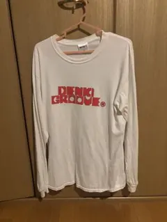 DENKI GROOVE 長袖カットソー ホワイト ロンＴ