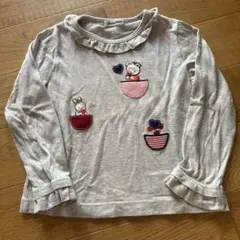 ファミリア　長袖Tシャツ　カットソー　120 グレー