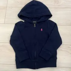 Polo Ralph Lauren トップス　ネイビー　パーカー　3T 100
