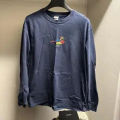 Noah 刺繍カモ ネイビー 長袖カットソー Lサイズのサムネイル