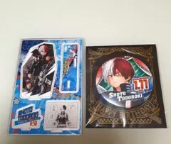 轟焦凍　名場面ジオラマフィギュア　バースデイ缶バッジ　バースデー　ヒロアカ