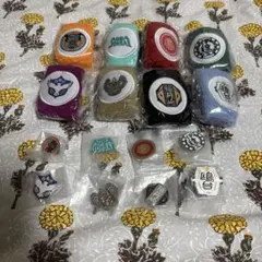 ハイキュー‼︎ リストバンド　高校モチーフピンバッジ　コンプ