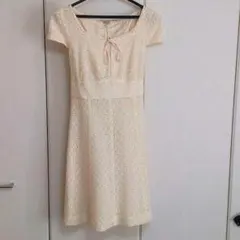 レース ワンピース☆白（アイボリー）☆AR