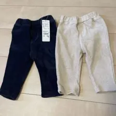 【値下げ】スキニーパンツ　ニットコール10分丈　アカチャンホンポ　2枚