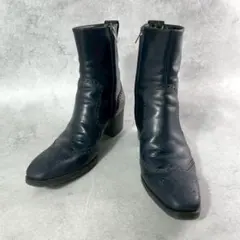 YSL johnny イヴサンローラン ジョニー ブーツ チップ 青のサムネイル