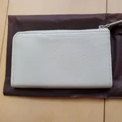 牛本革 コインケース ホワイト BUSINESS LEATHER FACTORY
