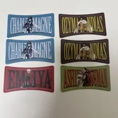 FGO モバイルステッカー シャルルマーニュ オジマンディアス 蘆屋道満 エミヤ
