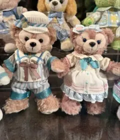 ファインドユアビューティフルブルー　ぬいぐるみバッジ　ダッフィー　シェリーメイ